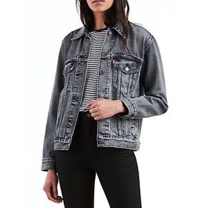 Levi’s Ex Boyfriend Trucker Denim Jacket Size L